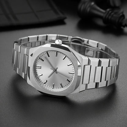 PLADEN Fashion Brand High-end Solid Stainless Steel Ultra-thin Simple Business Men'S Women'S Watch