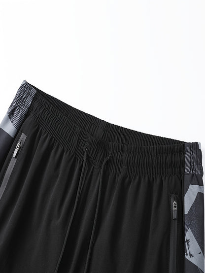Men'S Long-Sleeve Sports Outfit with Casual Long Pants