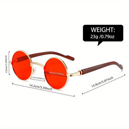 A pair of new vintage round small-frame high-quality luxury Women's glasses, also suitable for men to create a unique style.