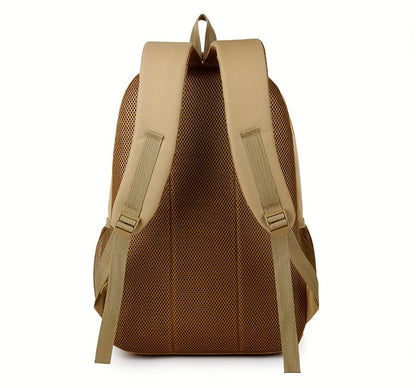 Leisure Backpack, Large Capacity Backpack, Suitable for Men and Women, Height 48cm, Length 33cm, Thickness 20cm, Can Hold 17-inch Laptop, Equipped with Adjustable Shoulder Straps, Ideal Choice for Daily Outdoor Commuting, Tra