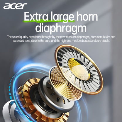 30 ժամյա անլար ականջակալներ Acer OHR503 Mini Sport անլար ականջակալներ | Անլար ստերեո, երկար 30 ժամյա սպասման ռեժիմ, աղմուկի մարում, հարմարավետ կրելու համար | Համընդհանուր չափս, վերջին մոդել, հպումային կառավարում