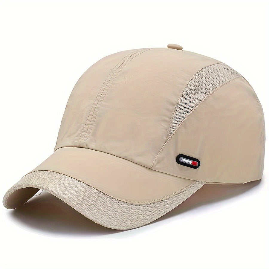 1pc Unisex Quick-Dry Baseball Cap, Versatile Sports Hat for All Seasons!