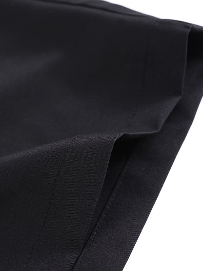Men'S Summer Hot Trendy Print Short Sleeve Suit Collar Straight Leg Trousers Fashion Set