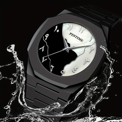 1pc PINTIME Women's Elegant Watch - Anti-Slip Comfort Silicone Strap, 3ATM High Quality Quartz Movement, Multiple Styles Available, Perfect Valentine's Day & Birthday Gift, Everyday Timepiece, Subdial Functionality, Stone Cas