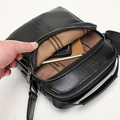 1pc Men's Shoulder Bag, Small Business Handbag, Fashion Casual Backpack