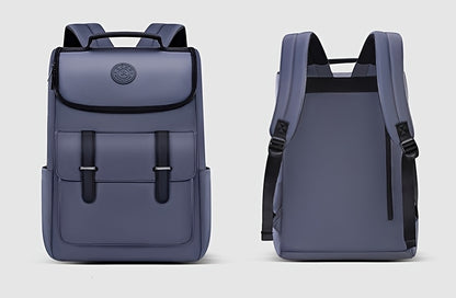 Men'S Large Capacity Laptop Backpack - Soft Shell, Durable & Easy to Clean, Multi-Functional Casual Business Travel Bag with Zipper Closure, Hand Washable, Commute Essentials | Casual Style | Zippered Closure