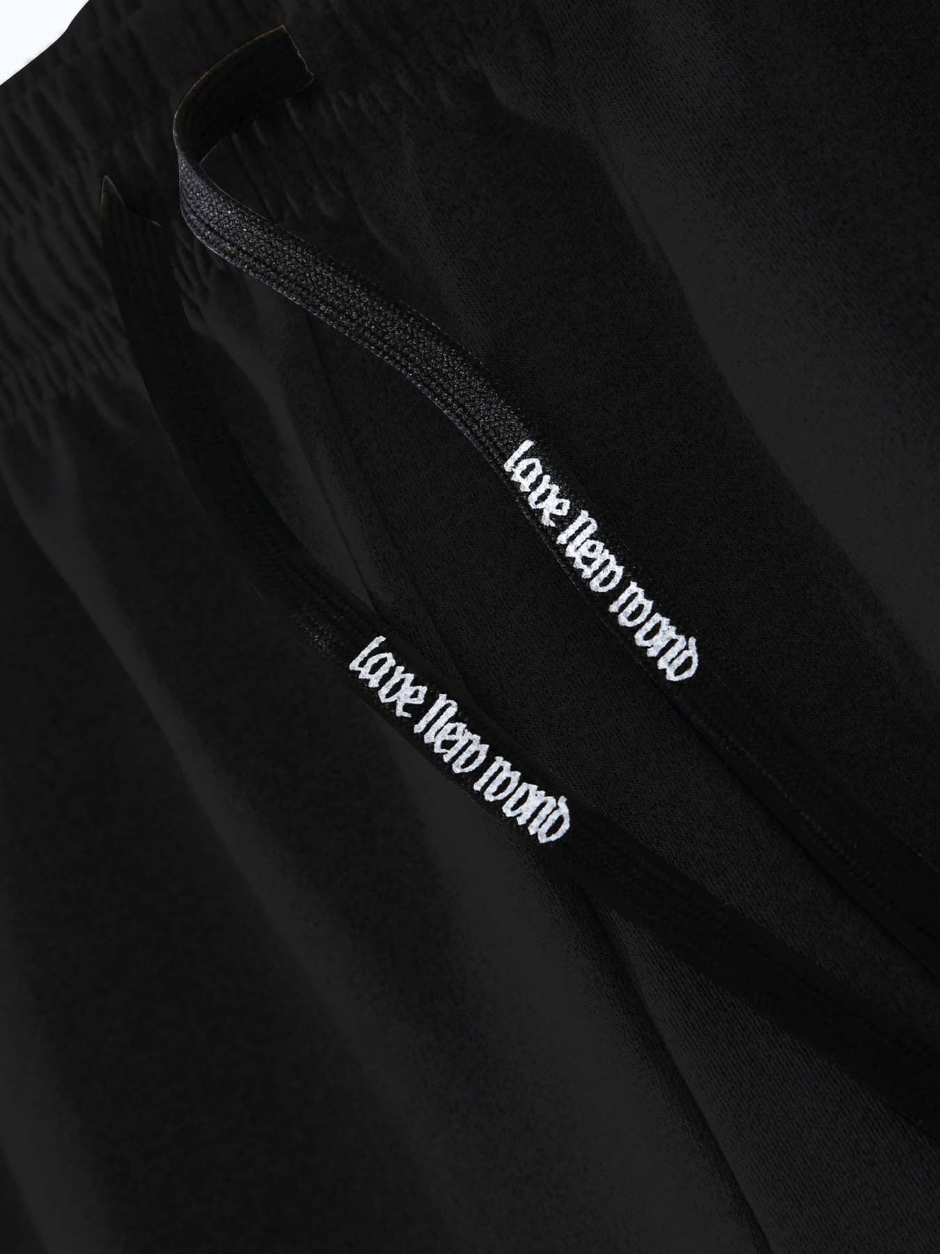 Men'S Casual Two-Piece Set - Black Jacket & Pants with "REPLAY" Print, Zip-Up, Long Sleeve, Polyester, Casual Attire|Casual Style|Zipup Jacket