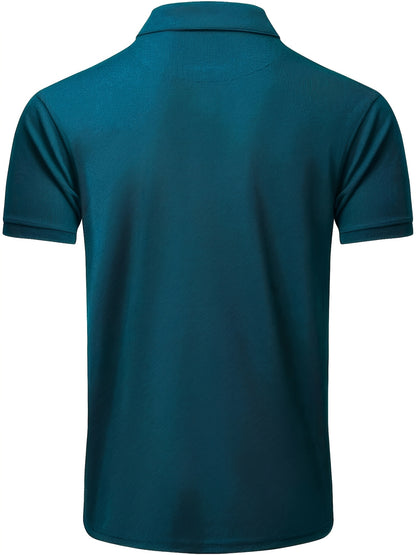 2pcs Men's Casual Shirts - Breathable, Stretch Fabric with Button Detail, Summer Wear, Men's Shirts