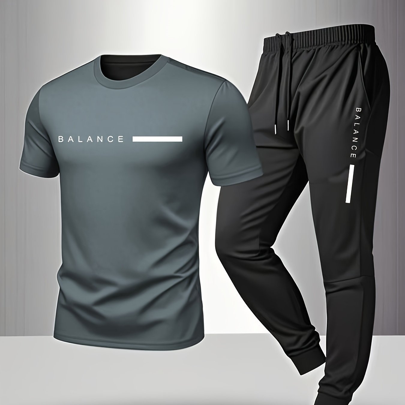 Men's Casual Set Fashion Logo Homewear Gift