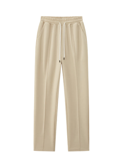 Men'S Two-Piece Set Featuring a Short-Sleeve Cardigan with Pockets And Drawstring Pocket Long Pants, Perfect for a Clean And Comfortable Summer.