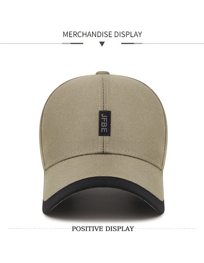 Spring Fashion Color Blocking Sunshade Hat, Outdoor Casual Sports Baseball Cap