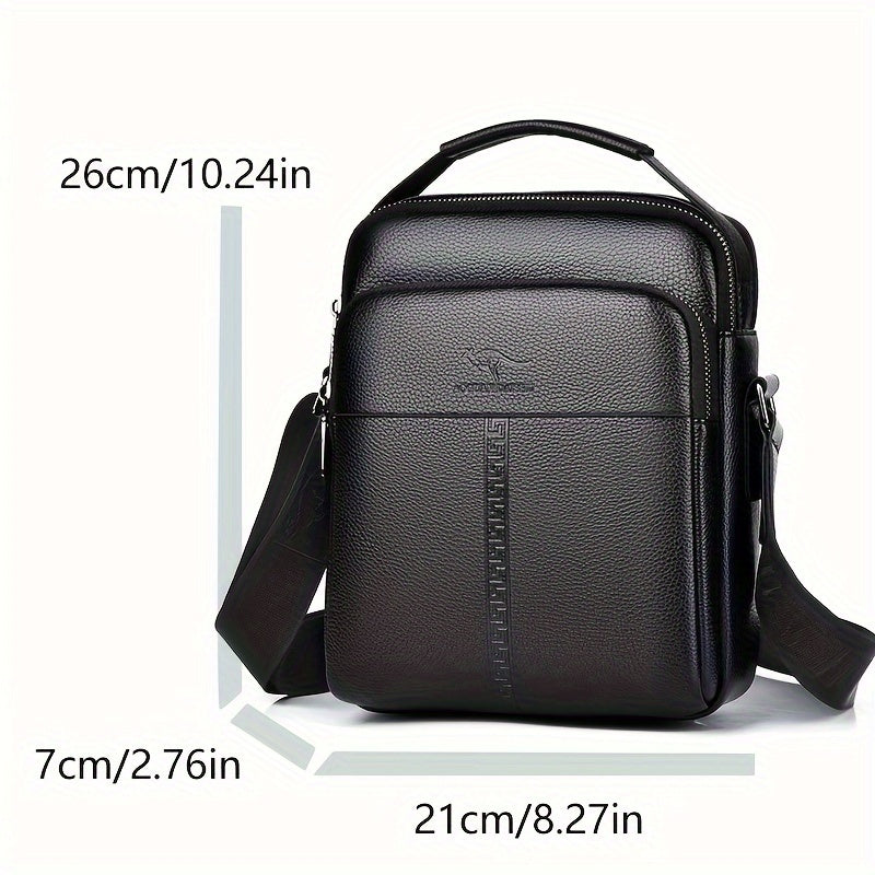 1pc Men's Shoulder Bag, Small Business Handbag, Fashion Casual Backpack