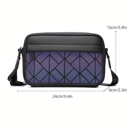 Men's Crossbody Bag with Adjustable Strap - Sleek Minimalist Purse, Spacious Interior for Everyday Commute, Formal & Casual Outings - Durable Crossbody Backpack for Men