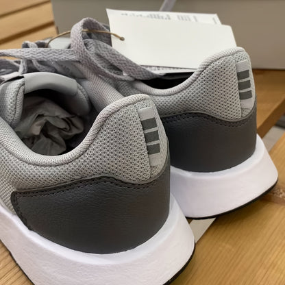 Adidas Women'S Sporty Low-Top Casual Sneakers - Breathable Fabric Upper, Cushioned Comfort & Durable Rubber Sole, All-Season Versatile Shoes for Gym, Walking, Casual Attire - Grey IG6553, Gym Shoes, Sleek Design, Comfortable