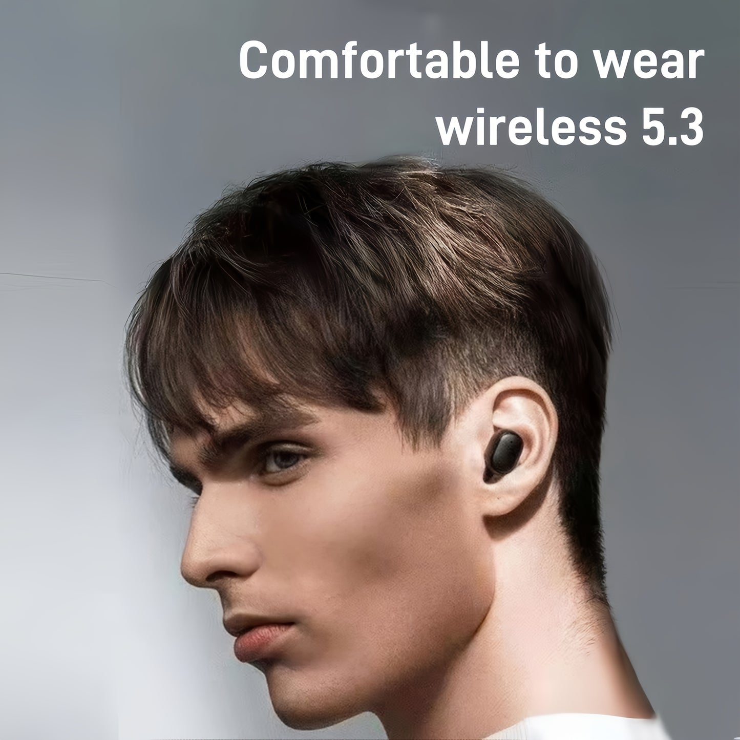 Hot-selling TWS True Wireless Earphones - In-Ear Dual-Ear, High-Quality Sound, High-Definition Calls - for Music & Running - Suitable for All - Perfect Gift for Music Lovers & Fitness Enthusiasts - Wireless Earbuds, High-Qual