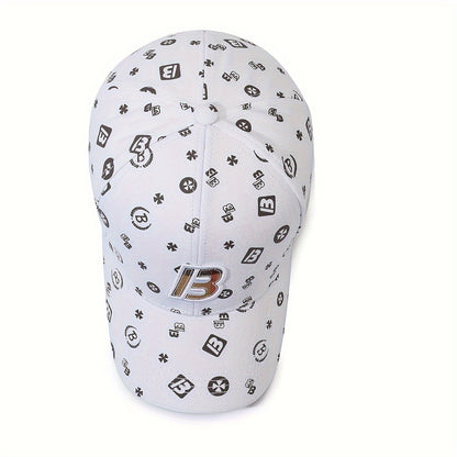 Embroidered Letter B Spring Autumn Casual Duckbill Cap Unisex Baseball Hat New Fashion Lightweight Adjustable Hat