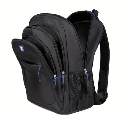 Zipper Random, Large Capacity Outdoor Hiking Backpack Camping Bag for Men's Casual Backpack, Fits 17-inch Laptop, Durable School Backpack with Multiple Compartments, Multi-layer Design, Spine Protection Backpack, Height 48cm