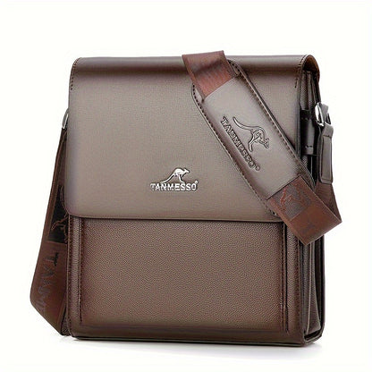 Double layered design Men's bag shoulder bag crossbody bag business bag Men's bag casual backpack small bag trendy bag suitable for travel and work