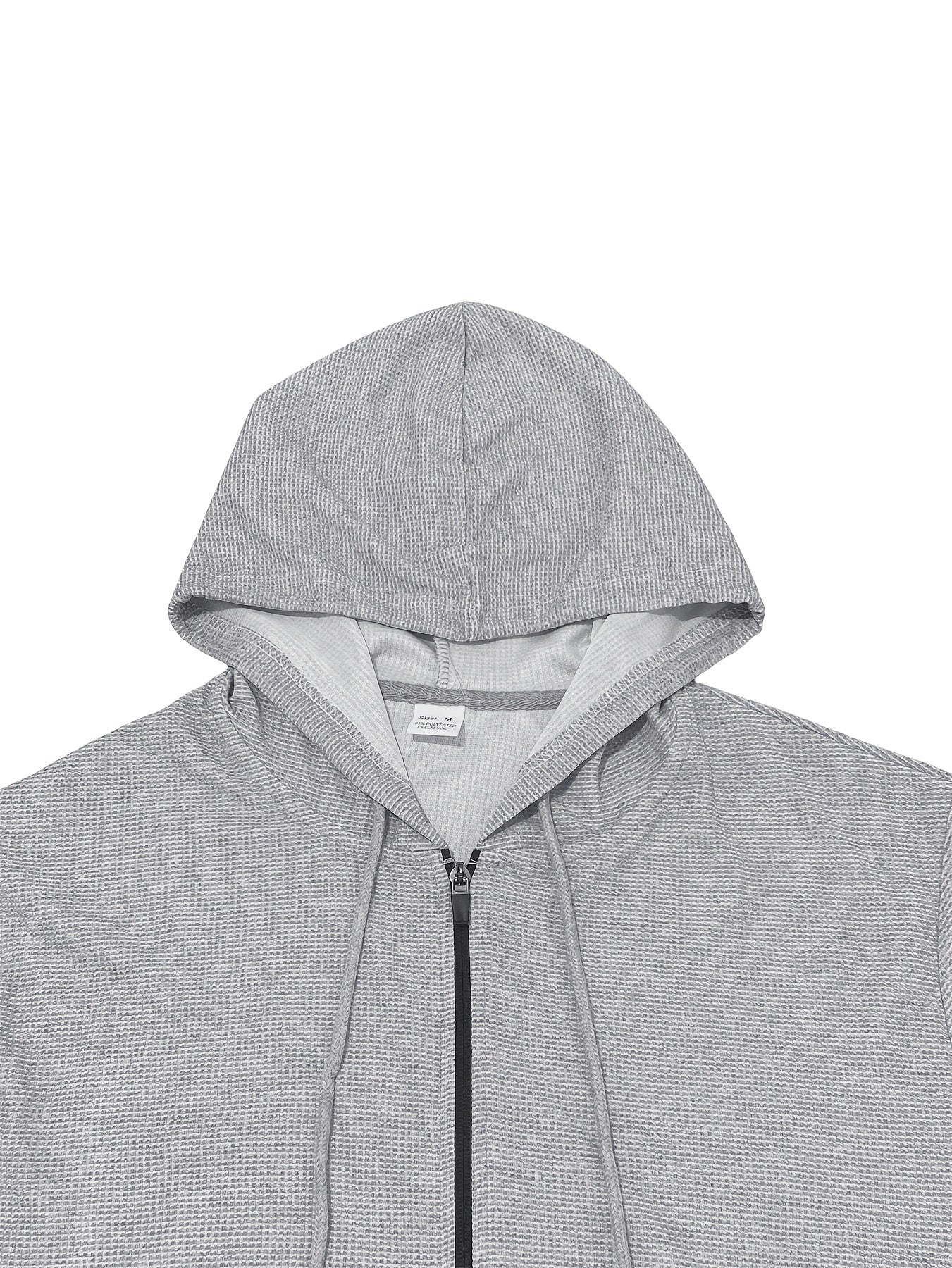 New Style Autumn Men's 2pcs Set, Casual Hooded Long Sleeve Zip-Up Sweatshirt and Drawstring Jogger Pants with Pockets, All-Season Outfit for Men