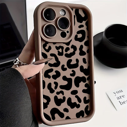 Leopard Painting Case for iPhone 16 15 14 12 11 Pro Max Cover for iPhone 15 14 16 11 12 13 Pro Soft Phone Cases
