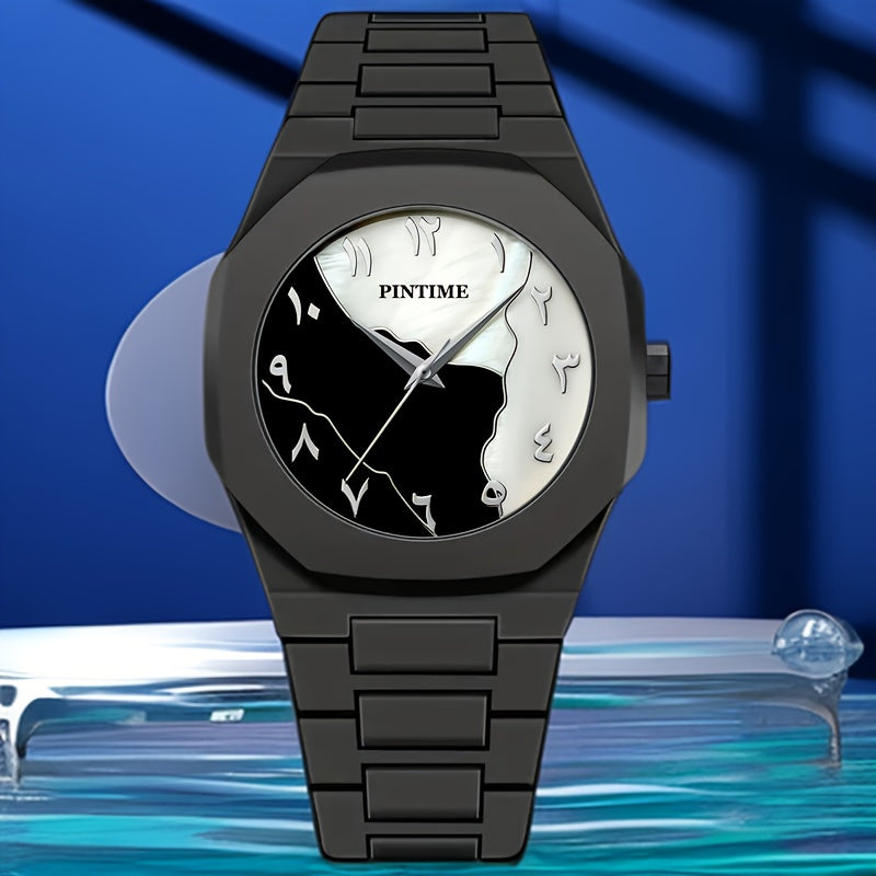 1pc PINTIME Women's Elegant Watch - Anti-Slip Comfort Silicone Strap, 3ATM High Quality Quartz Movement, Multiple Styles Available, Perfect Valentine's Day & Birthday Gift, Everyday Timepiece, Subdial Functionality, Stone Cas