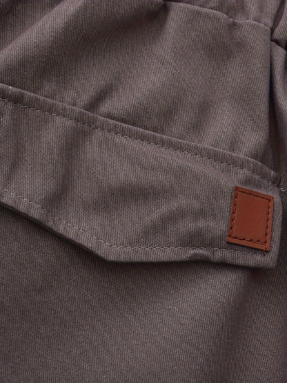 Men's Cargo Pants Outdoor Hiking Multi-Pocket Utility Long Trousers, Casual Style, For All Seasons