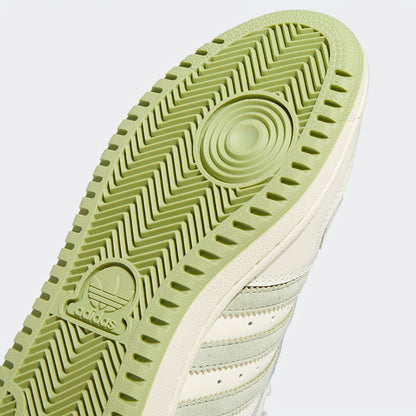Adidas Women's Clover High-Top Sneakers - Casual Striped Lace-Up Shoes with Synthetic Cover Upper, Breathable Fabric Lining & Durable Rubber Sole for All-Season Wear (GX0815), Comfortable Footwear, Laceup Closure, Everyday Fo