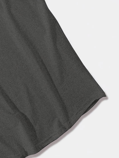 Men's Heavyweight 180gsm Cotton T-Shirt - Dark Gray Crew Neck Tee with Bold "Boston" Print, All-Season Everyday & Formal Shirt for Men - Machine Washable Luxury Casual Top, Versatile Clothing, Modern Design, Premium Fabric, S