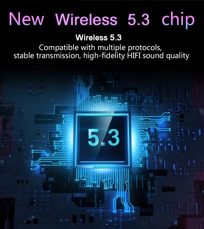 1pc Retro Style Wireless Headphones with HiFi Sound, Foldable & Portable Design, Built-in Radio, Condenser Mic, Button Control, Compatible with Cellphones, Ideal for Gaming, Exercise, Home Use - 5.3 Chip, Type-C Charging, Non