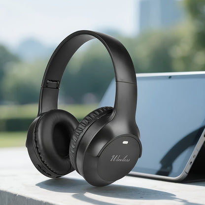 Retro Headphones Wireless Over-Ear Foldable Gaming Headset for Casual Running Video Calls Voice HIFI Earbuds