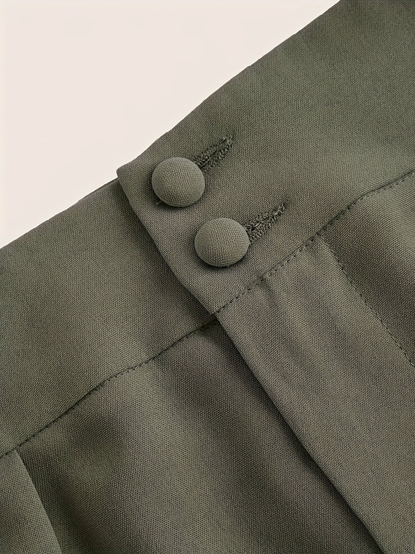 Two-piece Set of High-waisted Wide-leg Pants