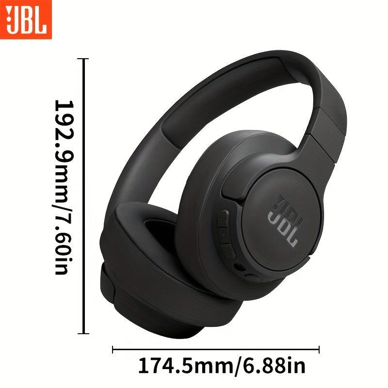 JBL TUNE770NC անլար աղմուկը մարող ականջակալներ, ակտիվ աղմուկը մարող խաղերի և համակարգչի ականջակալներ ընդհանուր օգտագործման, սպորտի, վազքի, բացօթյա, ուսումնական նպատակներով, բարձրորակ ականջակալներ ներկառուցված միկրոֆոնով