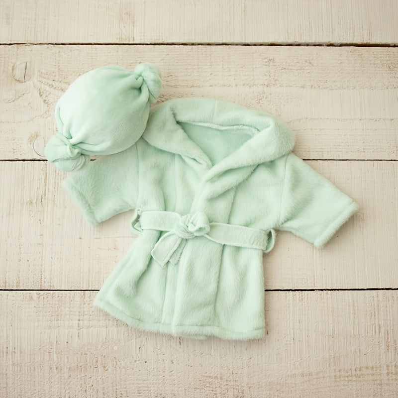 Photography Bathrobe White Thick Photography Sleepwear Photo Shoot Photo Bathrobe Set