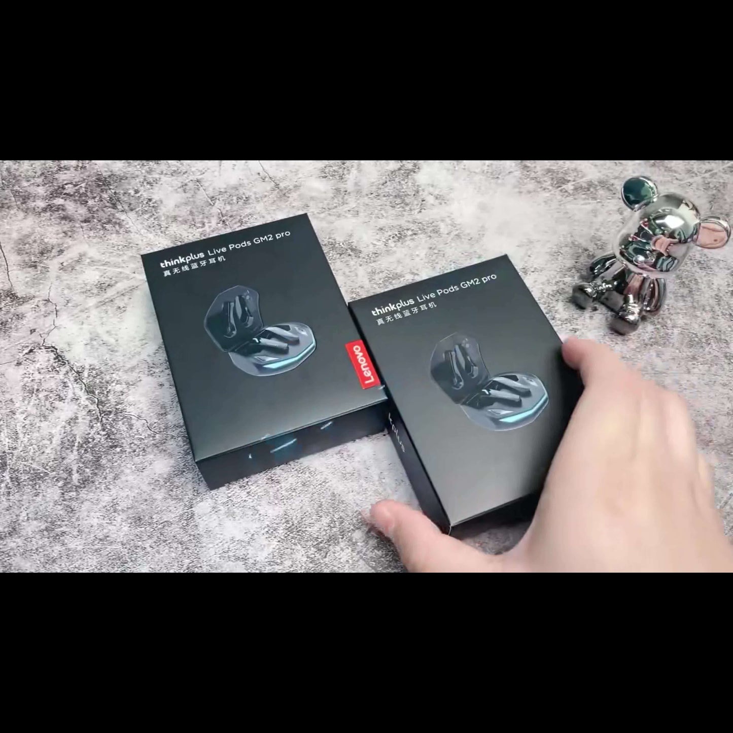 Lenovo GM2 PRO էրգոնոմիկ անլար ականջակալներ, ընկղմվող ձայնային փորձ, մարտկոցի երկարացված աշխատանքային ժամանակ, լիցքավորվող մարտկոց, համակարգված արագ լիցքավորում, USB լիցքավորում, Type-C միացքի լիցքավորում