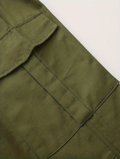 Men's Cargo Pants Outdoor Hiking Multi-Pocket Utility Long Trousers, Casual Style, For All Seasons