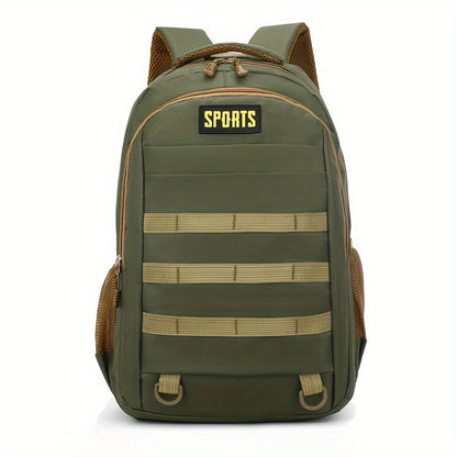 Sleek Urban, Men's Versatile Backpack for Travel, Camping & Cycling - Large Capacity, Business Laptop Compartment, Durable Nylon