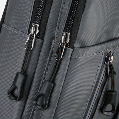 1pc Men's New Large Capacity Bag, Multilayer Storage Crossbody Bag, Trendy Fashion Chest Bag