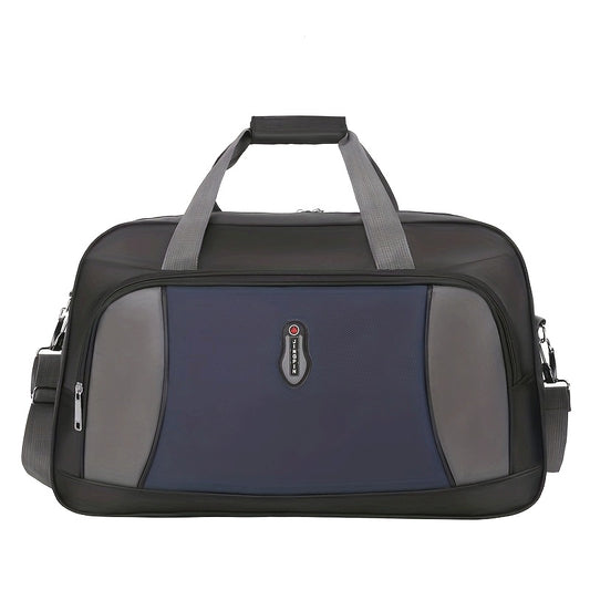 A Versatile Outdoor Travel Crossbody Bag for Men, Featuring a Solid Color, Durable Oxford Cloth, And a Stylish Two-Tone Design. This Multifunctional Large-Capacity Travel Bag Is Perfect for Both Men And Women, Suitable for Gy