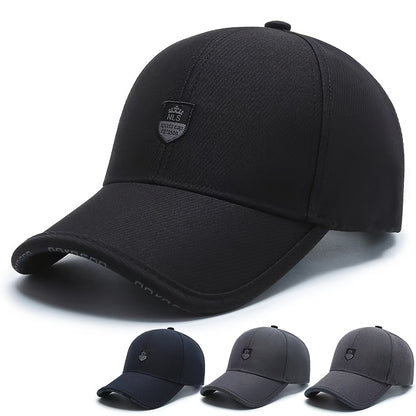 1pc Men'S Baseball Cap, Fantasy Charm Style, Adjustable, Hand Wash, Suitable for Valentine'S Day, Christmas, Spring Festival - Fashionable Versatile Peaked Cap, Suitable for Middle-Aged Peopl
