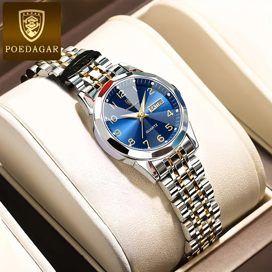 Women'S Minimalist Casual Waterproof Luminous Luxury Quartz Watch from a Top Brand.