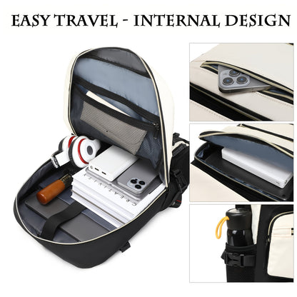 Large capacity Men's multi-functional laptop backpack with shoe compartment, very suitable for hiking, business and outdoor activities, it is an excellent gift for Christmas, Valentine's Day and Thanksgiving, Best for Christm