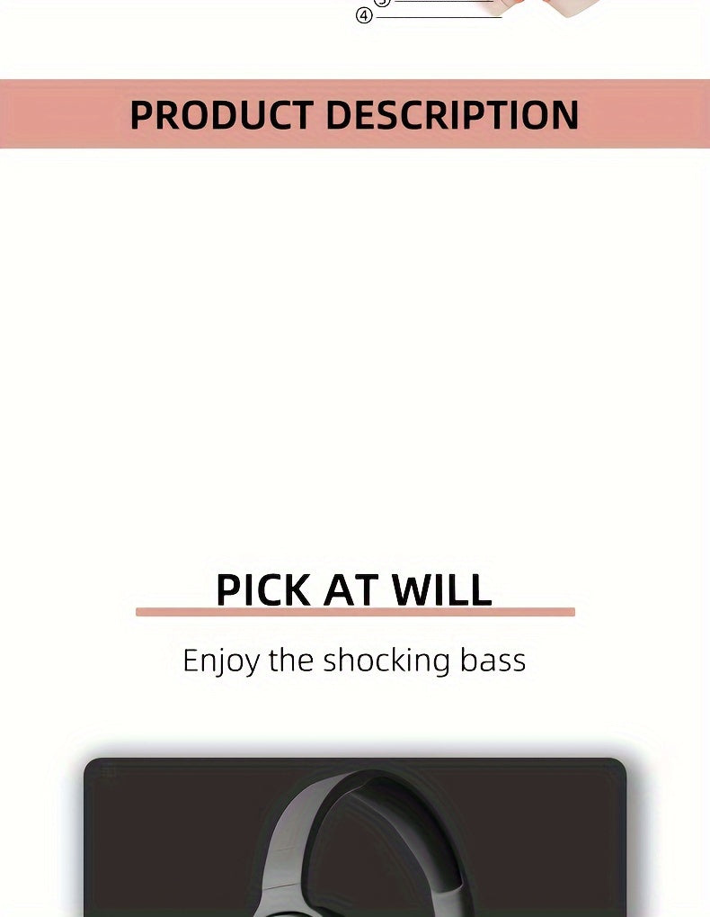 New wireless earphones, comfortable foldable earphones, suitable for tablets/PC/TV/phones/birthdays/Easter travel gifts. Wireless Earphones Folding Soundproofing Earphones, Comfortable Leather Paired with Wireless Earphones.