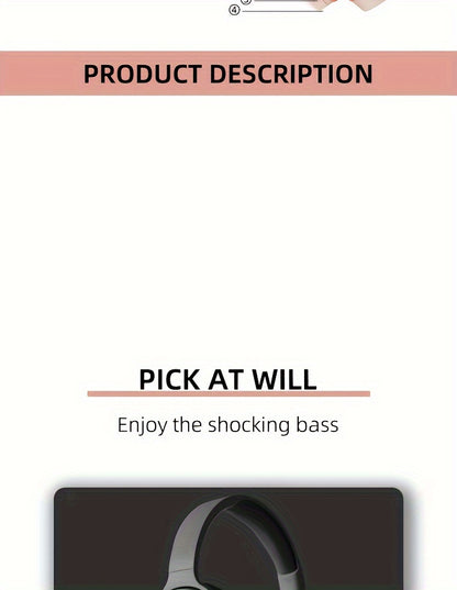 New wireless earphones, comfortable foldable earphones, suitable for tablets/PC/TV/phones/birthdays/Easter travel gifts. Wireless Earphones Folding Soundproofing Earphones, Comfortable Leather Paired with Wireless Earphones.