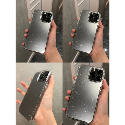 2025 New Luxury Bling Glitter Clear Phone Case for iPhone 16 15 14 13 12 11 Pro Max X XR XS Plus Shockproof Transparent Soft Cover