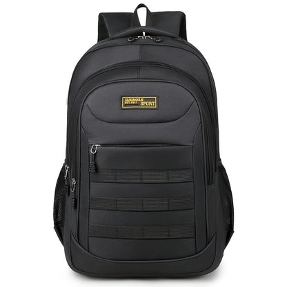 Leisure Backpack, Large Capacity Backpack, Suitable for Men and Women, Height 48cm, Length 33cm, Thickness 20cm, Can Hold 17-inch Laptop, Equipped with Adjustable Shoulder Straps, Ideal Choice for Daily Outdoor Commuting, Tra