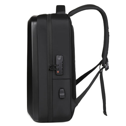 Business Backpack New Style High-grade Three-dimensional Hard Shell Men's Backpack Multi-function Large-capacity Computer Bag Leisure Anti-theft Commuter Backpack