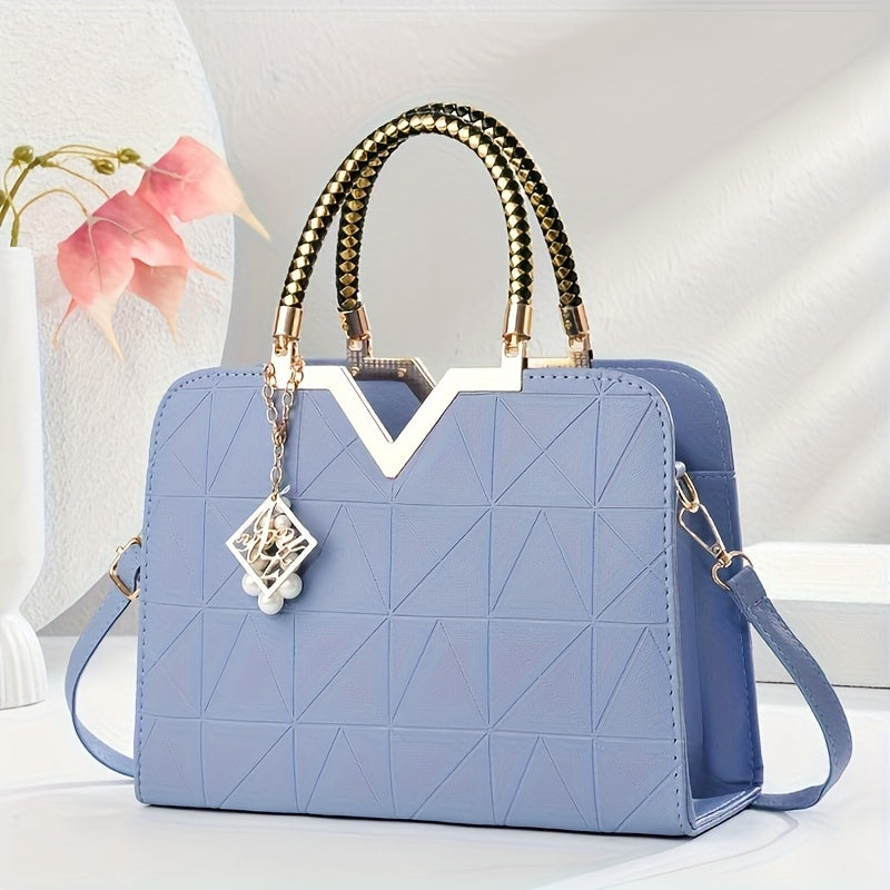 Large Capacity Tote Bag for Women, Stylish New Summer Casual Versatile Shoulder Bag with Premium Texture, Perfect Work Commute Gift