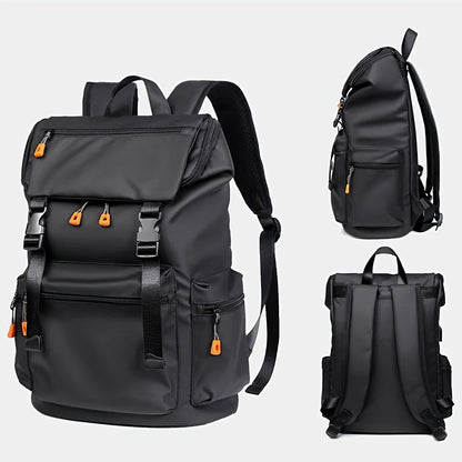 Men's Professional Backpack - Large Capacity Laptop Backpack with 39.62cm Sleeve, Business Computer Bag, Heavy-Duty Zipper Closure, Adjustable Padded Shoulder Straps - Lightweight Work Backpack for Office, College, Travel - E