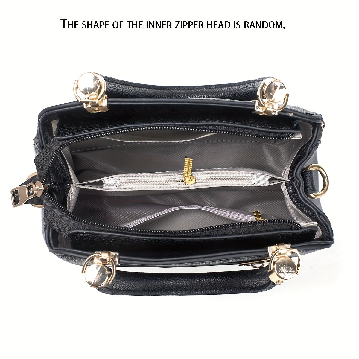 A Stylish And Versatile Women'S Bag with a Large Capacity, Featuring a Minimalist Trendy Design And a Textured Lychee Pattern, Suitable for Shoulder, Crossbody, Or Hand Carry.