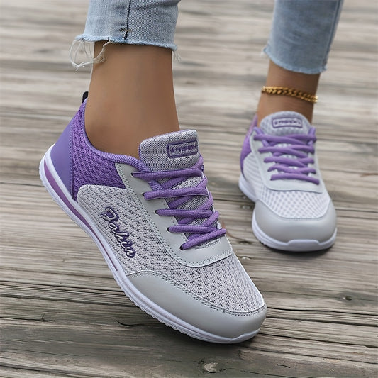 Women'S Breathable Lightweight Running Shoes - Black & Pink Checkered Design, Low-Top Lace-Up Sneakers with EVA Sole for Casual, Travel & Light Jogging, All-Season Comfort, Ladies Sneakers, Stylish Sportswear, Cushioned Suppo